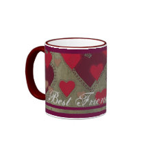 Beste Freund-Liebe-Initialen-Becher Tee Tassen