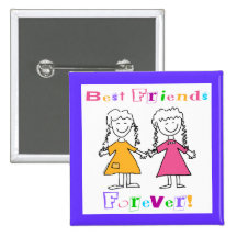 Beste Freunde für immer BESTE FREUNDIN Geschenke Anstecknadelbuttons