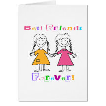 Beste Freunde für immer BESTE FREUNDIN Geschenke Grußkarte