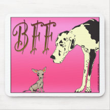 Beste Freunde für immer rosa 03.png Mousepads