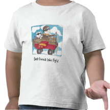 Beste Freunde nehmen Flug-T-Shirt
