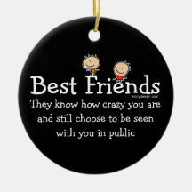 Beste Freunde Weinachtsornamente