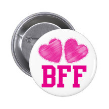 BESTE FREUNDIN beste Freunde für immer mit Liebehe Buttons