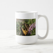 BESTE FREUNDIN gelber Frack-Schmetterlings-Becher Teehaferl