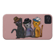 Beste katzenartige Freunde iPhone 4 Case-Mate Hülle