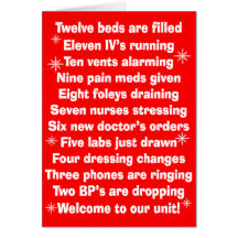 Beste Krankenschwester-Weihnachtskarten