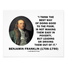 Beste Weise Benjamin Franklins des Handelns der gu Einladungskarte