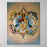 Besteigung von Christus-Plakat