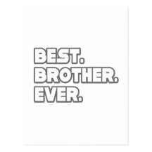 Bester Bruder überhaupt Postkarte