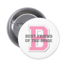 Bester Freund des Braut-Beifalls Button