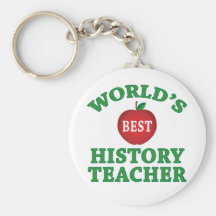 Bester Lehrer der Welt Geschichts Schlüsselanhänger
