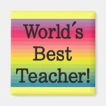Bester Lehrermagnet der Welt Magnete