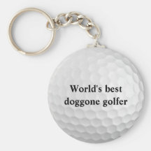 Bester verdammt der Golfspieler-Golfball Keychain  Schlüsselband