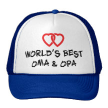 Bestes das Oma u. das Opa der Welt Geschenk Netzcap