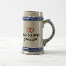 Bestes das Oma u. das Opa der Welt Geschenk Tee Haferl