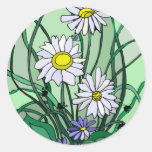 Bestimmt Gänseblümchen Runde Sticker