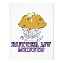 bestreichen Sie mein Muffin mit Butter Individuelle Einladungskarte