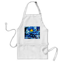 Bestste Mamma auf Erdblauer BlumenSchürze