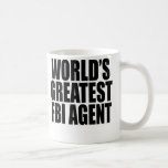 Bestster der FBI-Agent der Welt Kaffee Tasse
