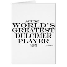 Bestster Dulcimer-Spieler schon Karten