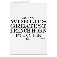 Bestster französisches Horn-Spieler schon Karte