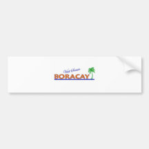 Besuch landschaftliches Boracay Autosticker