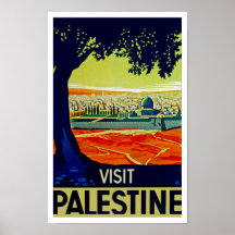 Besuch Palästina Poster
