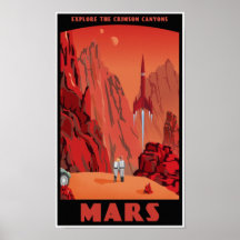 Besuchs-Mars Plakate