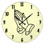 Betende HandWanduhr