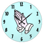 Betende HandWanduhr