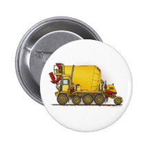 Betonmischer-Bau-KnopfPin Anstecknadelbuttons