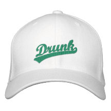 Betrunkener gestickter Hut Besticktes Baseballcap