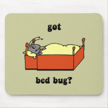 Bettwanzen Mousepad