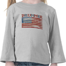 Beunruhigte Trommel-Stock USA-Flaggen-Schlagzeuger