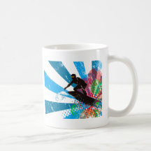 Beunruhigtes Surfer-Paradies Kaffee Haferl