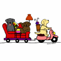 Bewegendes Labradors Foto Ausschnitte