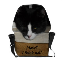 Bewegung?  Ich denke nicht! Rickshaw-Bote-Tasche Kuriertasche