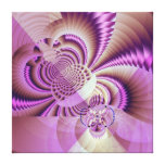 Bewegung im rosa, abstrakten wallart galerie faltleinwand