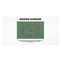 Bewegungs-Illusion (optische Täuschung) Foto Karten