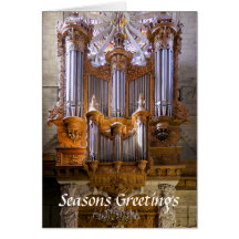 Béziers Kathedralenorgan Weihnachtskarte
