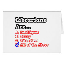 Bibliothekar-Quiz-… Witz Karte