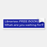 Bibliotheken: freebooks auto aufkleber