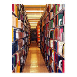Bibliotheks-Stapel Postkarten