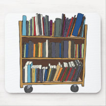 Bibliotheks-Wagen Mauspads
