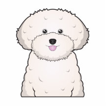 Bichon Frise Cartoon Photoausschnitt