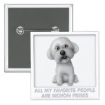 Bichon Frise Liebling Button