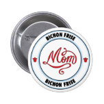 BICHON FRISE Mamma Button