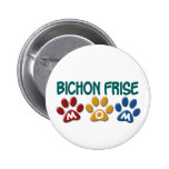 BICHON FRISE MAMMA Tatzen-Druck Anstecknadel