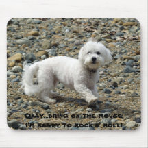 Bichon Frise Welpe Mousepad