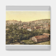 Bielefield (d.h., Bielefeld), vom Nordosten, Kühlschrankmagnet